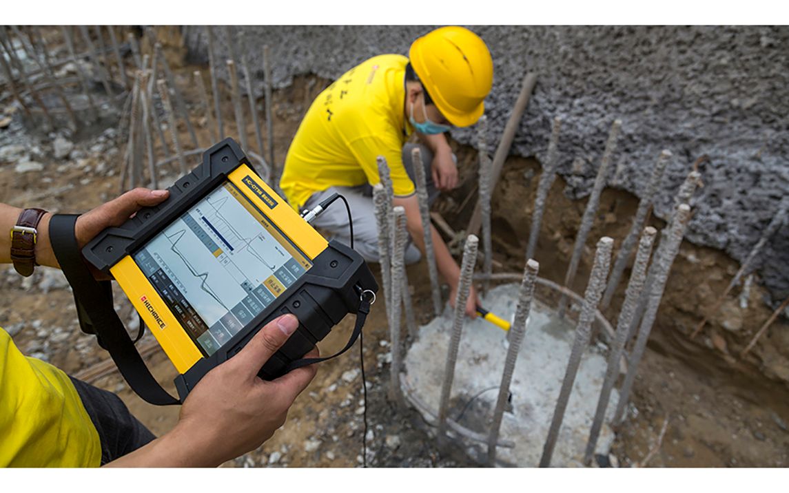 低应变反射波法检测基桩完整性及HCDT-56地形测量集成应用